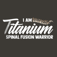 Lumbar Recovery  I Am Titanium Spinal Fusion Warrior Tank Top Bucket Hat | Artistshot