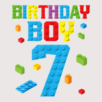 Master Builder 7th Birthday Boy 7 Seven Year Building Bricks T Shirt Pocket T-shirt | Artistshot