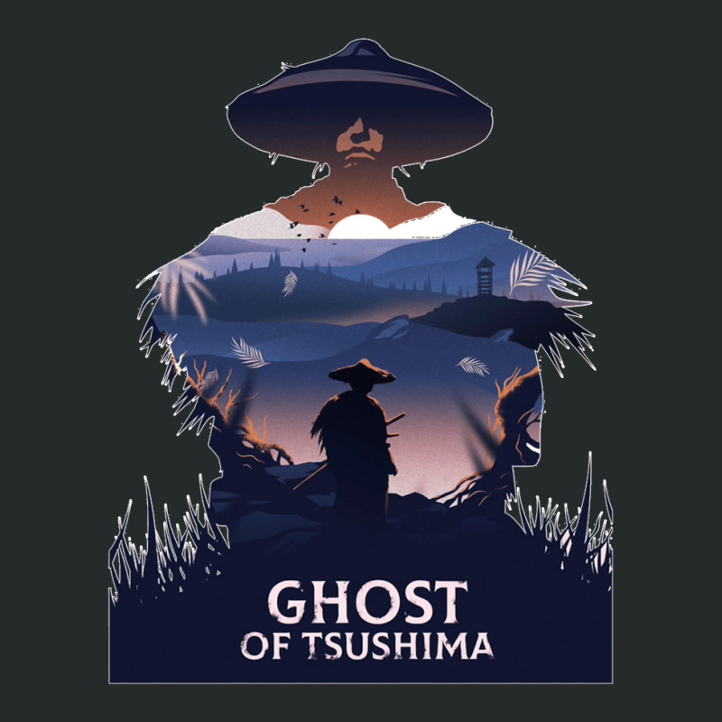 Decor Game Wall Art Custom Poster Ghost Of Tsushima Women's Triblend Scoop T-shirt by cm-arts | Artistshot