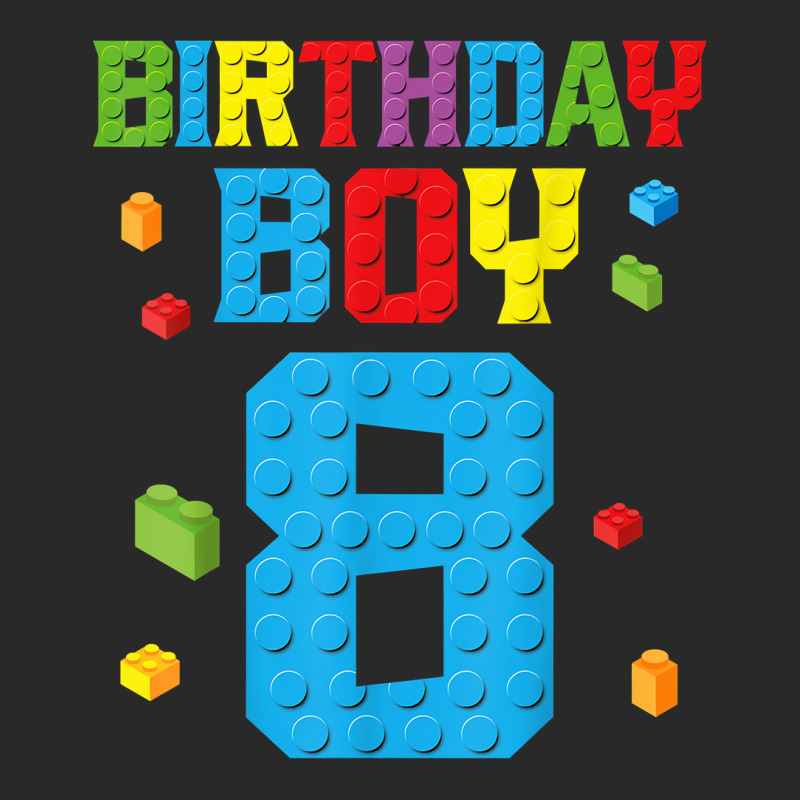 Master Builder 8th Birthday Boy 8 Eight Year Building Bricks T Shirt Toddler T-shirt by cm-arts | Artistshot