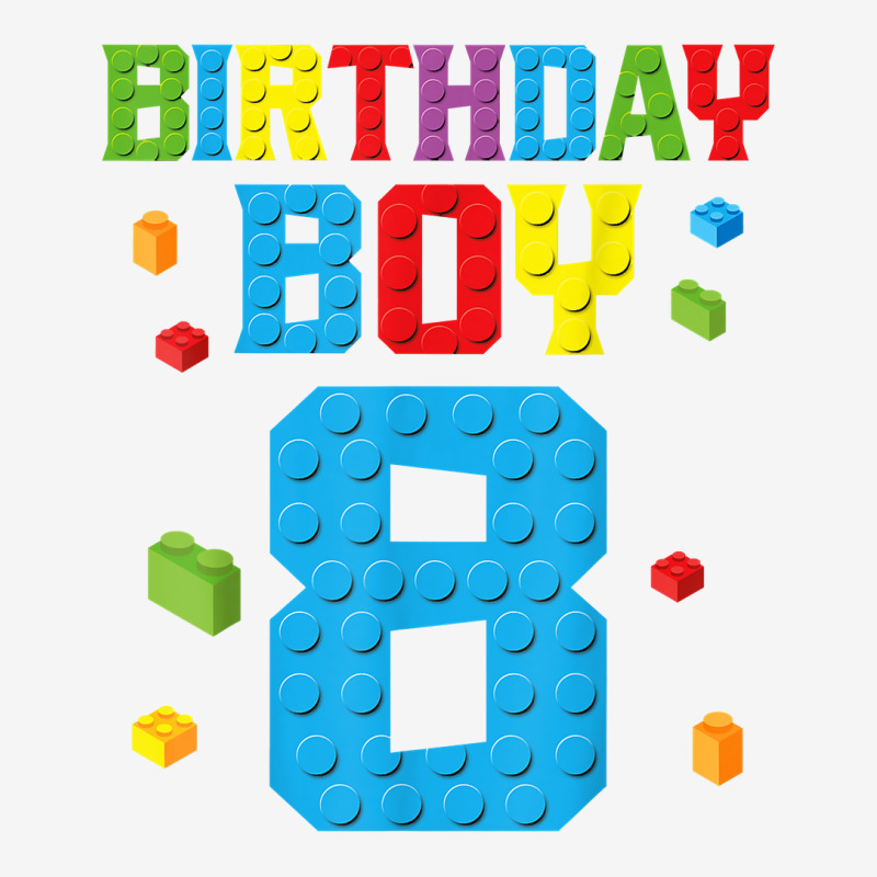 Master Builder 8th Birthday Boy 8 Eight Year Building Bricks T Shirt Baby Beanies by cm-arts | Artistshot