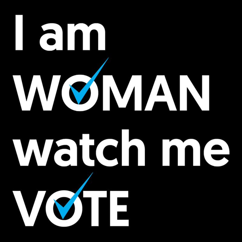 I Am Woman Watch Me Vote 2022 Blue Wave Vote Long Sleeve T Shirt Adjustable Cap by cm-arts | Artistshot