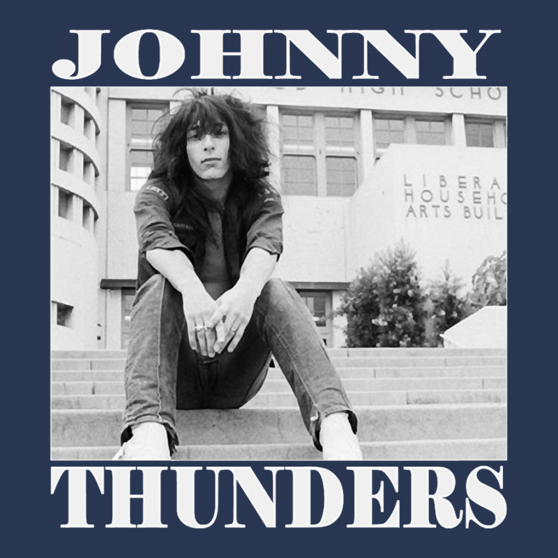 Black Johnny Thunders Classic Ladies Denim Jacket by MikaelaLynnHolbrook | Artistshot