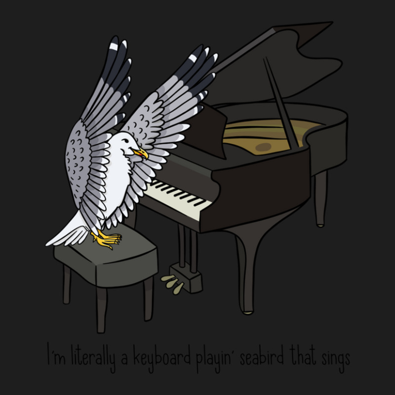 Keyboard Playing Seabird That Sings Classic T-shirt by DonnieCarlson | Artistshot