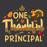 One Thankful Principal Fall Autumn Pumpkin Thanksgiving Ladies Curvy T-shirt | Artistshot