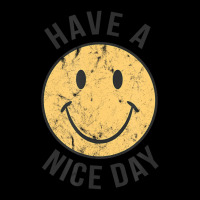 Mens 70's Retro Have A Nice Day Happy Face Zipper Hoodie | Artistshot