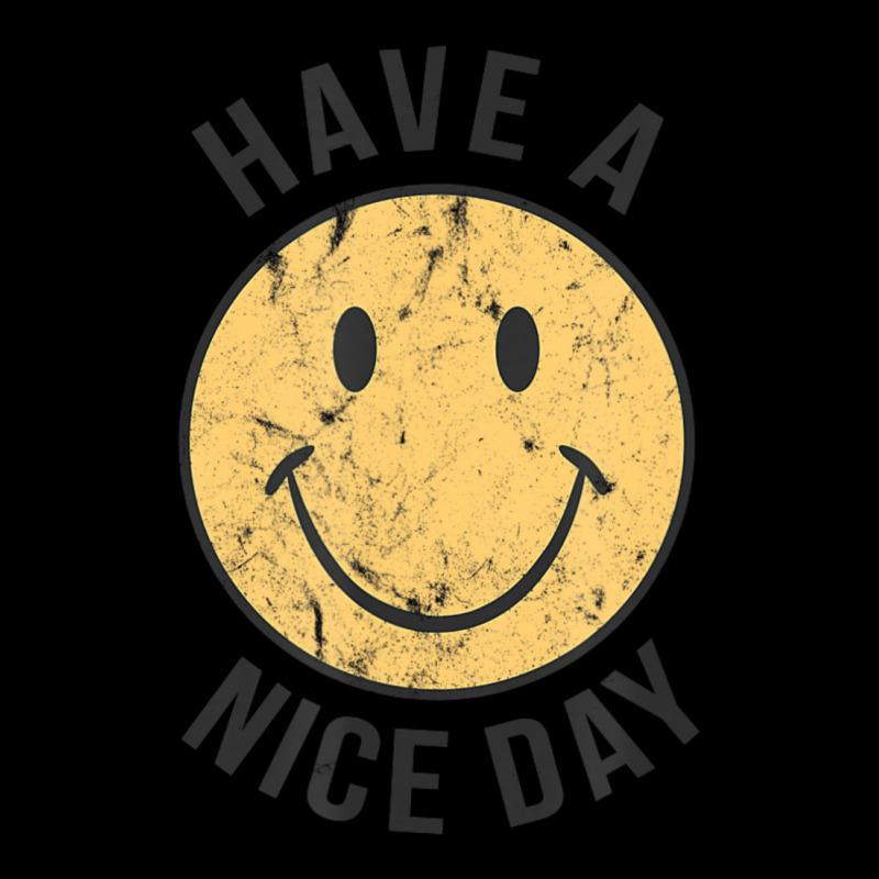 Mens 70's Retro Have A Nice Day Happy Face Zipper Hoodie | Artistshot