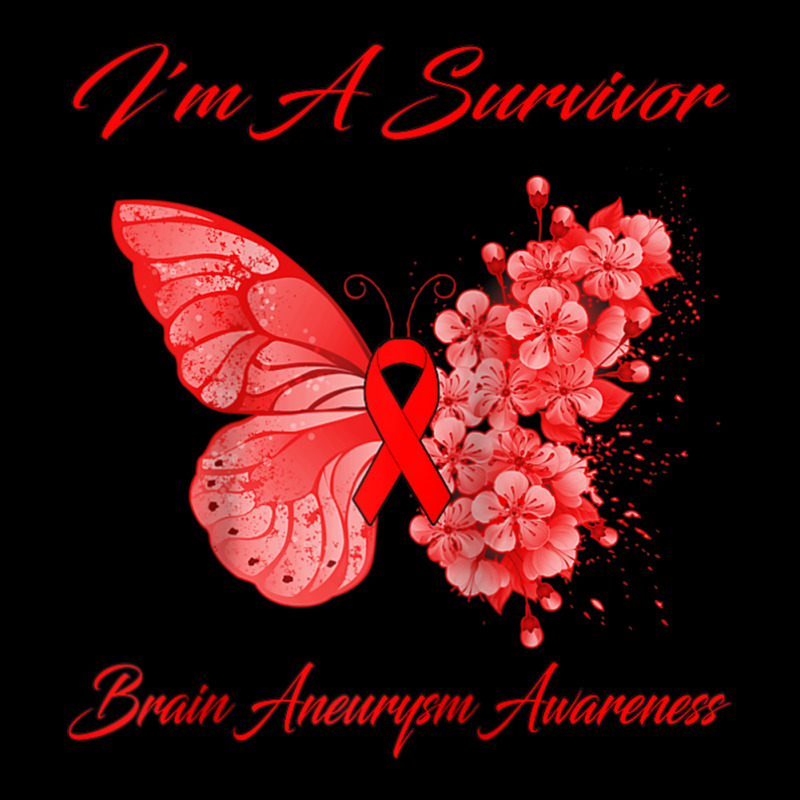 Butterfly I'm A Survivor Brain Aneurysm Awareness Raglan Baseball Tee Youth Hoodie by cm-arts | Artistshot