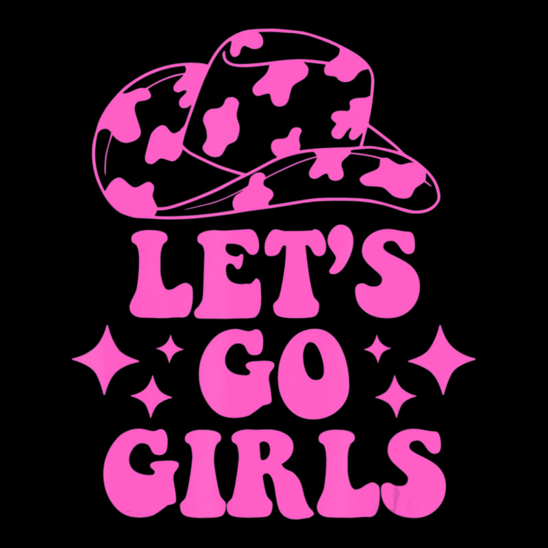 Cowboy Hat Let's Go Girls Western Cowgirls Pocket T-Shirt by cm-arts | Artistshot