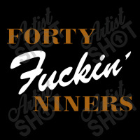 Forty Fuckin' Niners Art Adjustable Cap | Artistshot