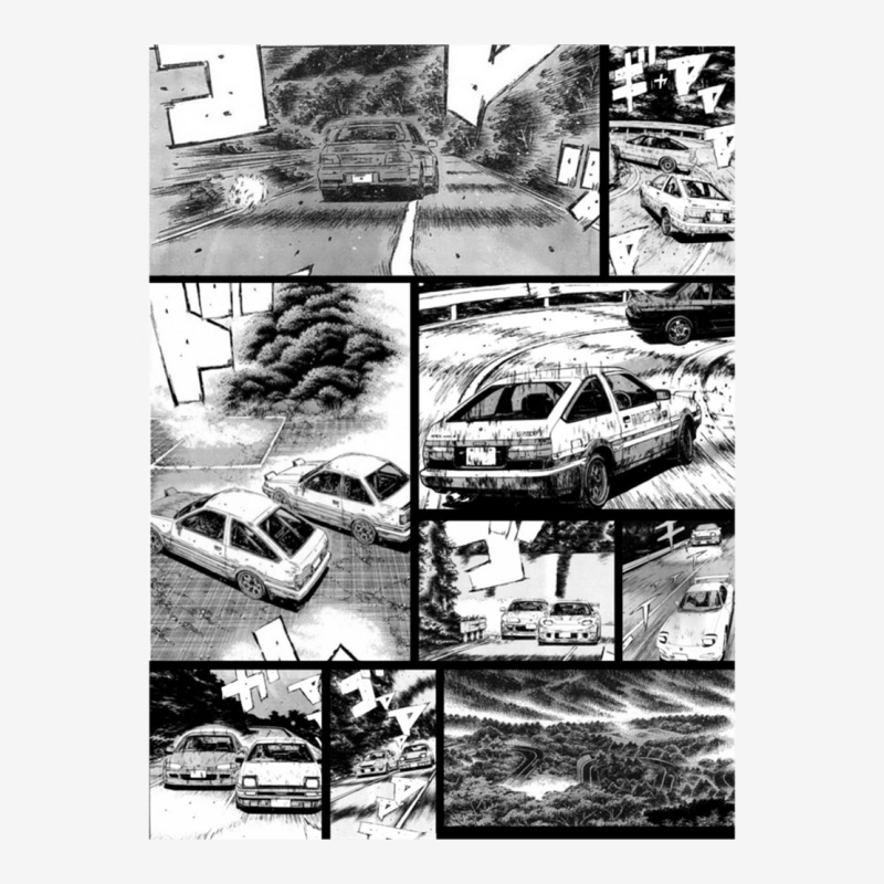 Initial D  Racing - Manga Wall Design (version 2) Classic T-shirt | Artistshot