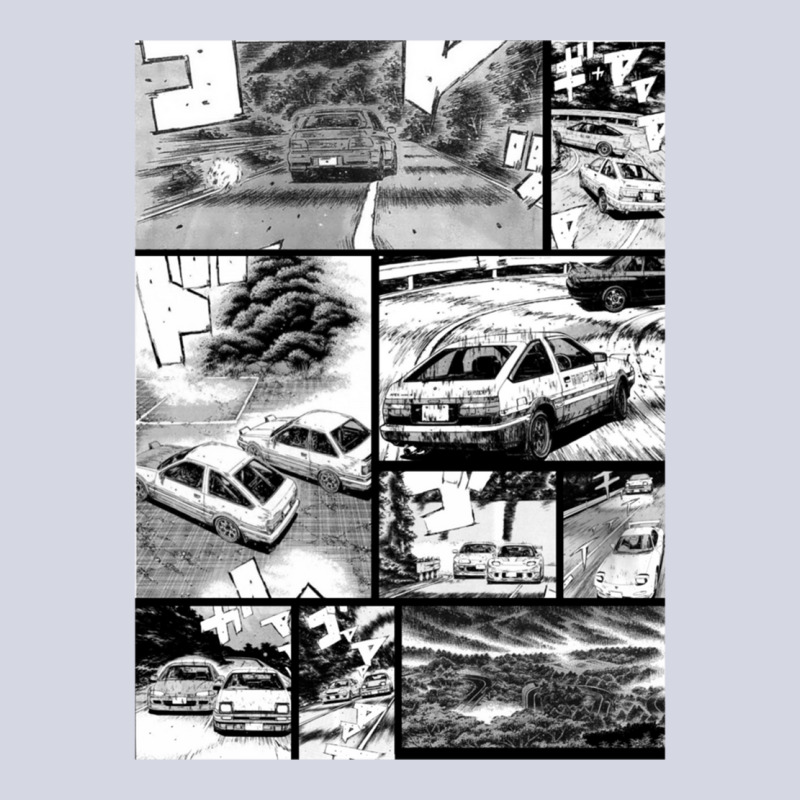 Initial D  Racing - Manga Wall Design (version 2) Fleece Short | Artistshot