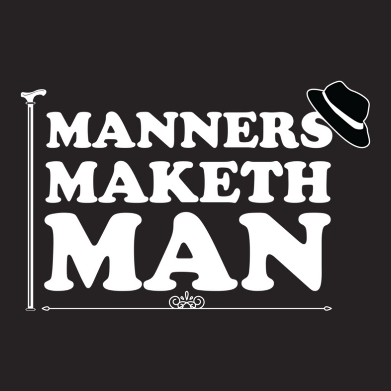 Manners Maketh Man Vintage Cap by DustinNewman | Artistshot