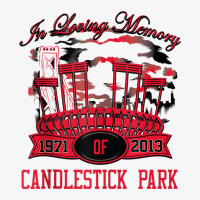 In Loving Memory Of Candlestick Park San Francisco Tank Top Ladies Fitted T-shirt | Artistshot