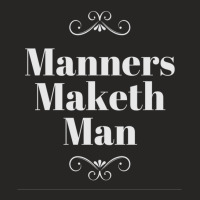 Manners Maketh Man 1 Ladies Fitted T-shirt | Artistshot