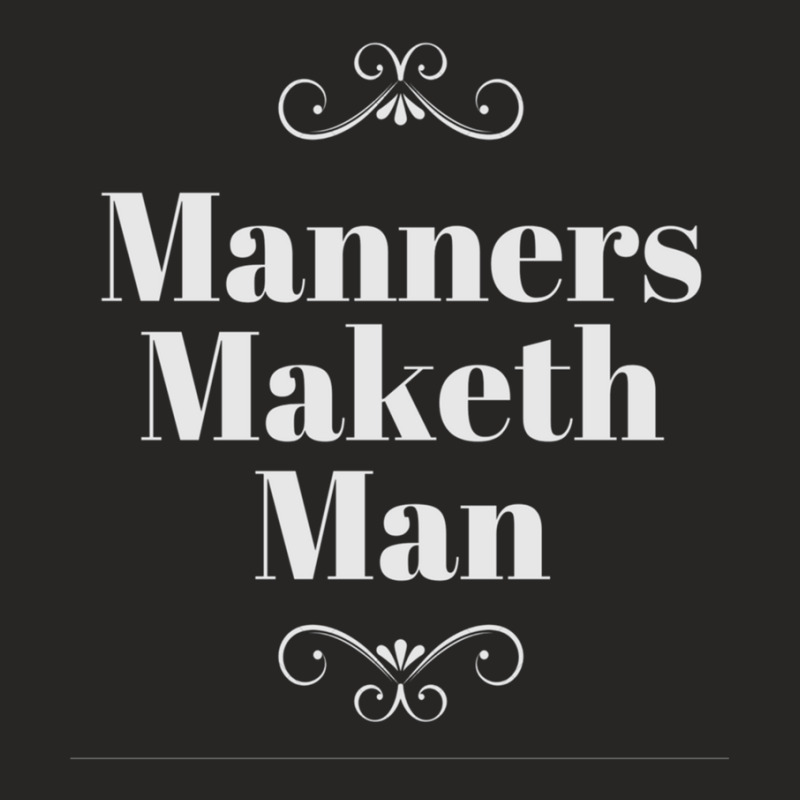 Manners Maketh Man 1 Ladies Fitted T-Shirt by DustinNewman | Artistshot