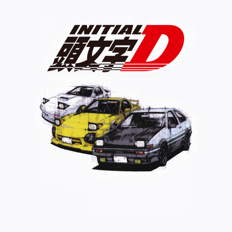 Initial D Ae86 _ Rx7 Sketch T-shirt | Artistshot