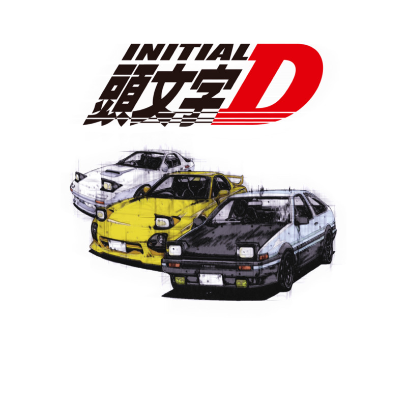 Initial D Ae86 _ Rx7 Sketch 3/4 Sleeve Shirt | Artistshot