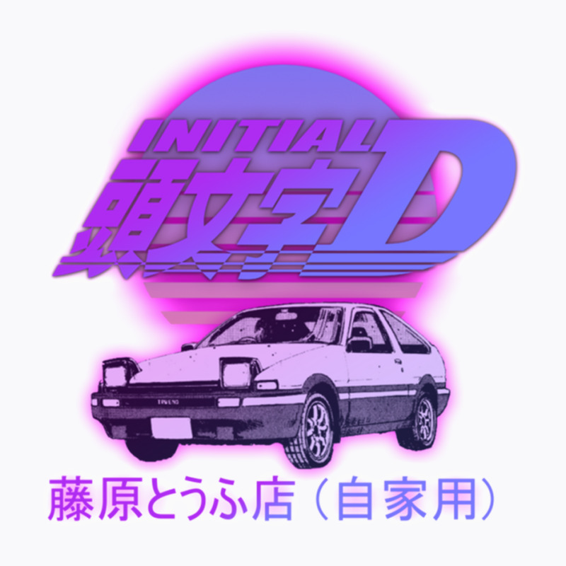 Initial D Ae86 Retro Synthwave T-shirt | Artistshot