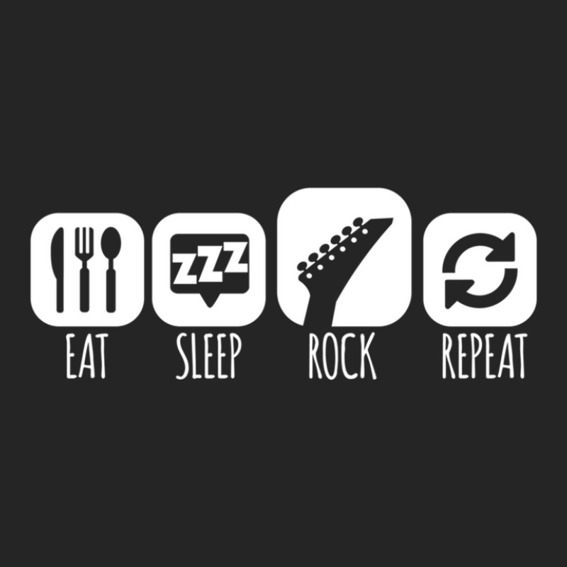 Eat Sleep Guitar Rock Mantra Unisex Hoodie by cm-arts | Artistshot