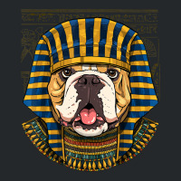 Ancient Egyptian Goddess American Bulldog Pyramid Dog Lovers Crewneck Sweatshirt | Artistshot