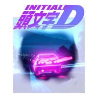 Initial D Neon Light Ae86 V-neck Tee | Artistshot