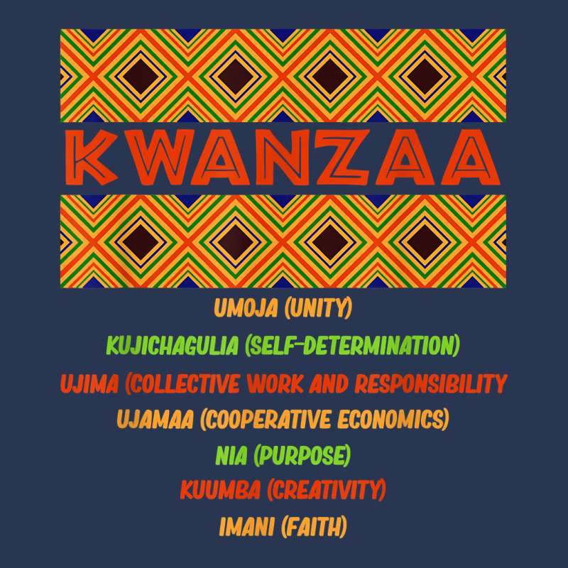 Kwanzaa Principles African American Celebration Graphic T Shirt Men Denim Jacket by claudettemeskqx | Artistshot