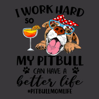 Pitbull Dog I Work Hard So My Pitbull Can Have A Better Likepitbull Mo Ladies Curvy T-shirt | Artistshot