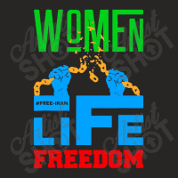 Free Iran Stand With The Women Of Iran Ladies Fitted T-shirt | Artistshot