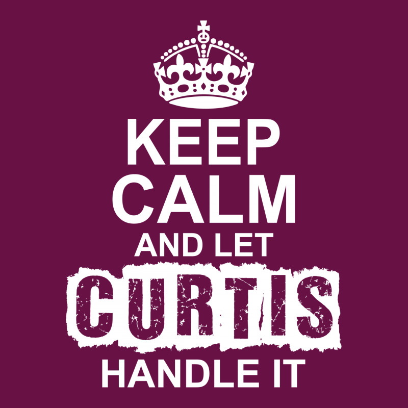 Keep Calm And Let Curtis Handle It Motorcycle License Plate | Artistshot