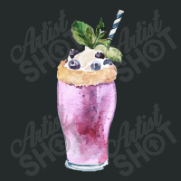 Blueberry Smoothie  Blueberry Milkshake With Whipped Cream Women's Triblend Scoop T-shirt | Artistshot