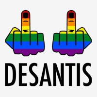 Fck Desantis X 2 - Censored With 2 Rainbow Middle Fingers Camper Cup | Artistshot