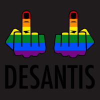 Fck Desantis X 2 - Censored With 2 Rainbow Middle Fingers Waist Apron | Artistshot