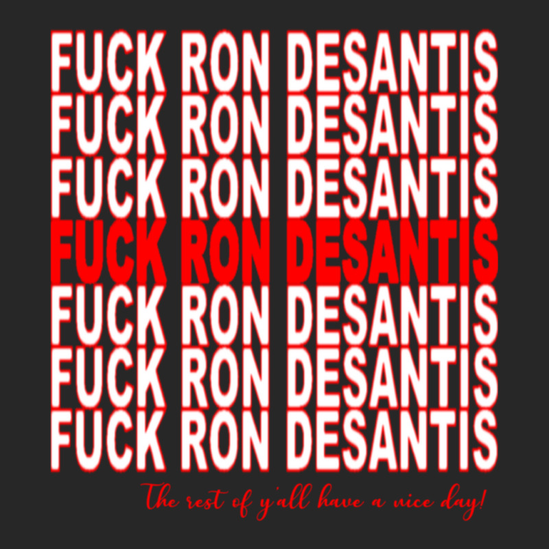 Fck Ron Desantis, Thank You Bag Edition Men's T-shirt Pajama Set | Artistshot