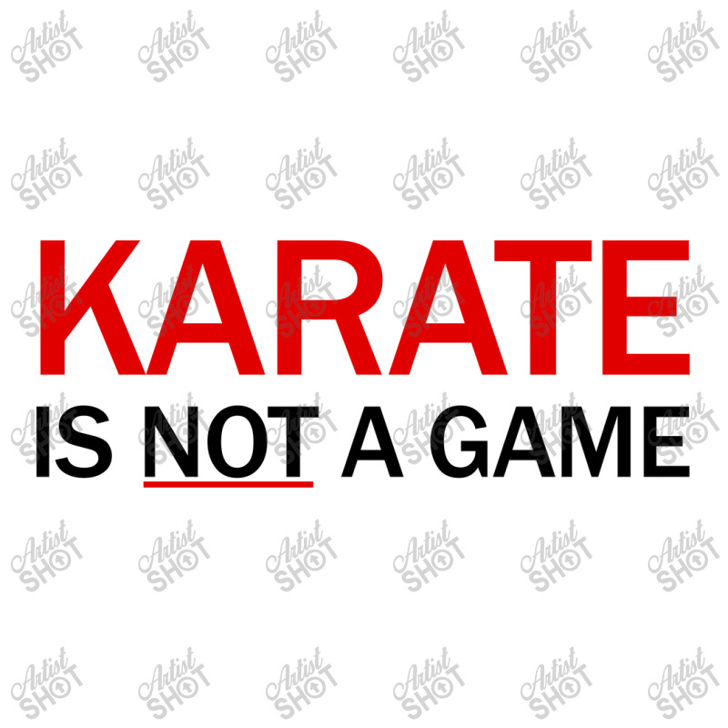 Karate Is Not A Game V-Neck Tee by Republic of Design | Artistshot