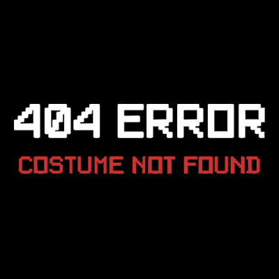 Halloween Costume404 Error Costume Not Found Women's V-neck T-shirt Designed By Hornetbadger