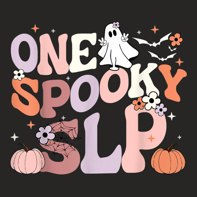 Cute One Spooky Slp Speech Language Pathologist Halloween T Shirt Ladies Fitted T-Shirt by cm-arts | Artistshot