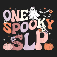 Cute One Spooky Slp Speech Language Pathologist Halloween T Shirt Ladies Polo Shirt | Artistshot