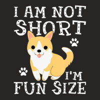 I'm Not Short I'm Fun Sized Shiba Inu Dog Ladies Fitted T-shirt | Artistshot