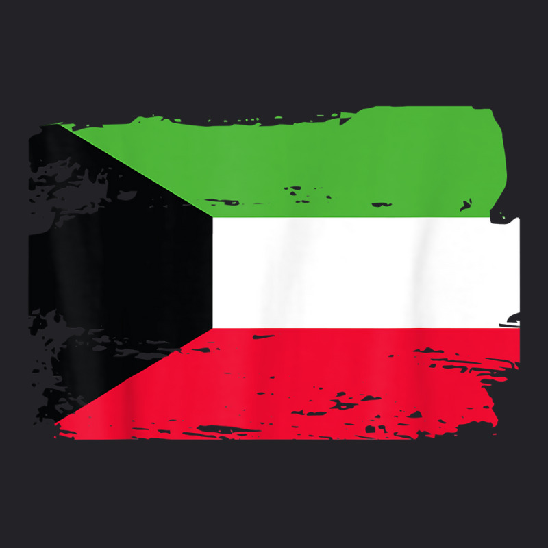 Official Kuwait Flag Kuwaiti Country Pride Vintage T Shirt Youth Tee by cm-arts | Artistshot