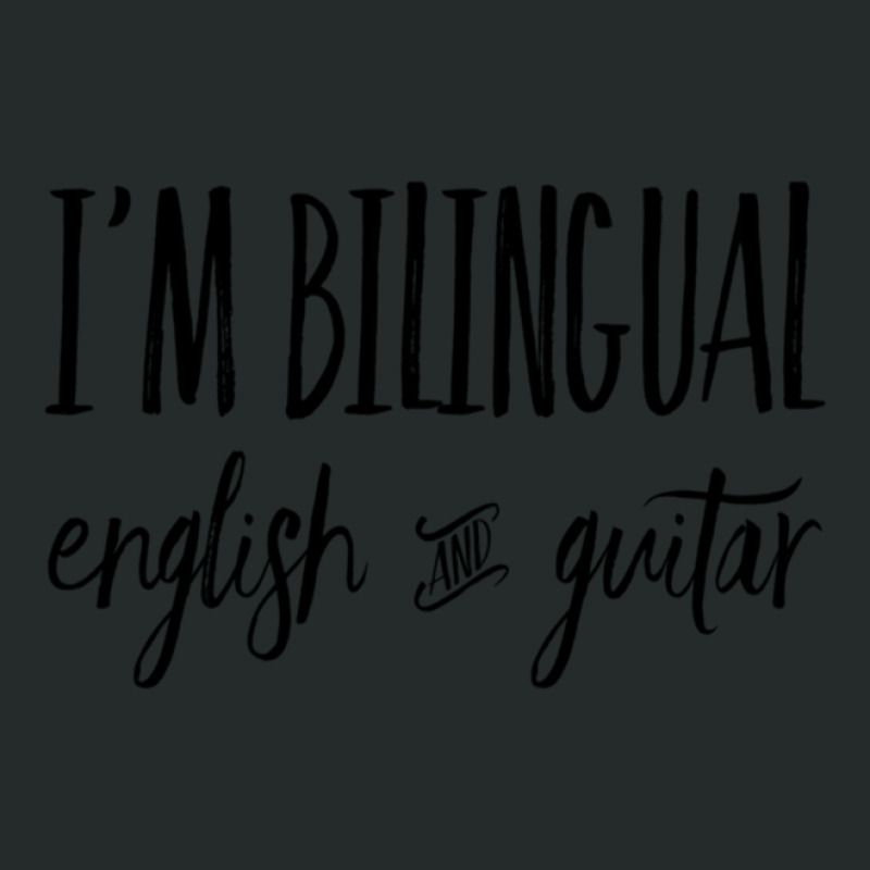 I'm Bilingual English And Guitar Women's Triblend Scoop T-shirt by DavidJones | Artistshot