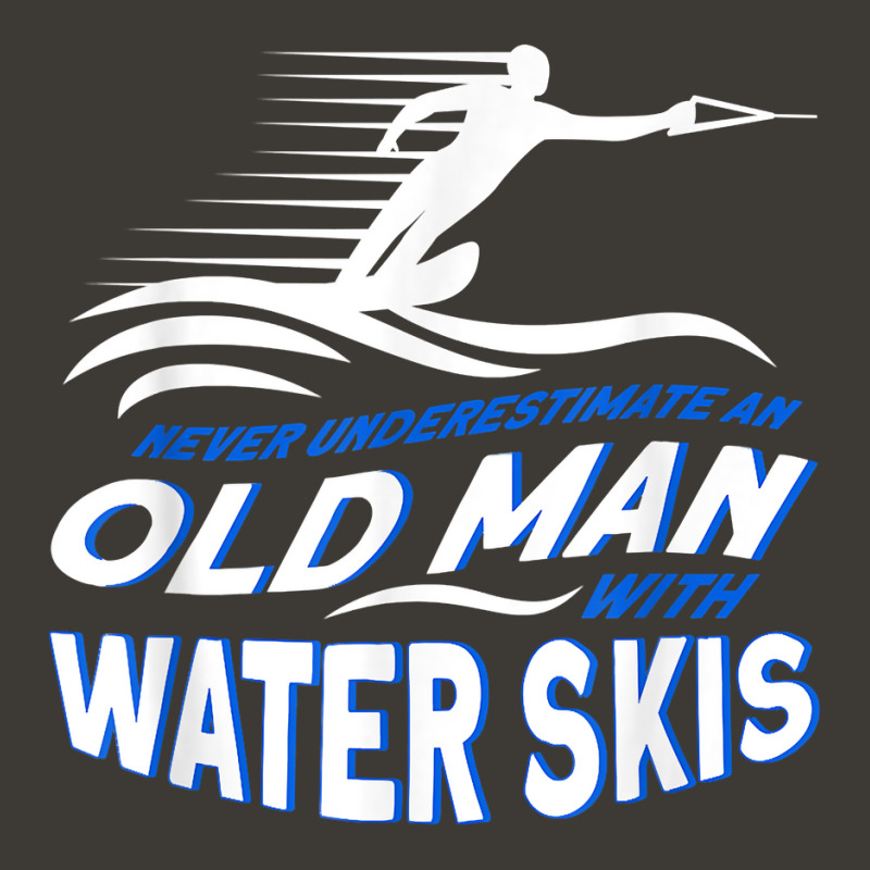 Mens Never Underestimate An Old Man With Water Skis Waterski T Shirt Bucket Hat by cm-arts | Artistshot