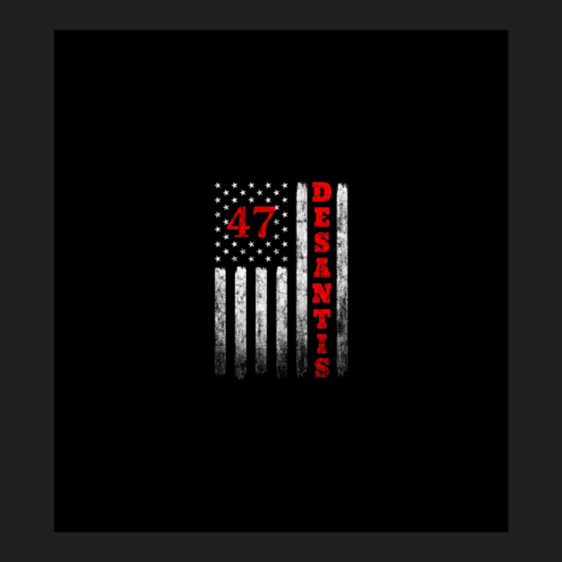 Ron Desantis 2024 President 47 American Flag Retro Vintage Pro Sleevel T-shirt | Artistshot