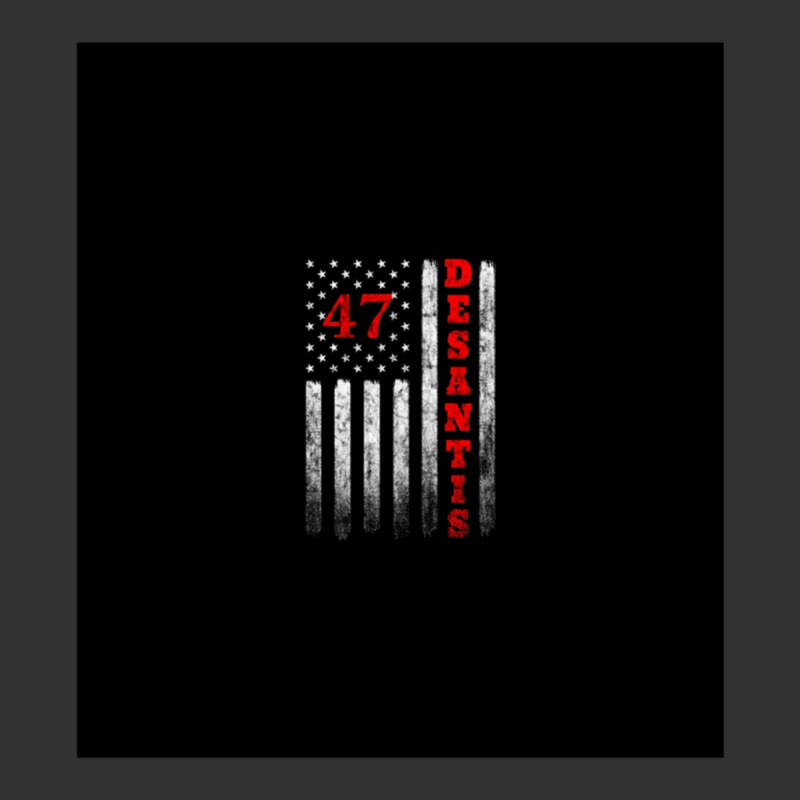 Ron Desantis 2024 President 47 American Flag Retro Vintage Pro Sleevel Vintage Short | Artistshot