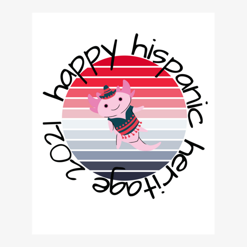 Happy Hispanic Heritage Month Ladies Fitted T-Shirt by JENNYKISS | Artistshot