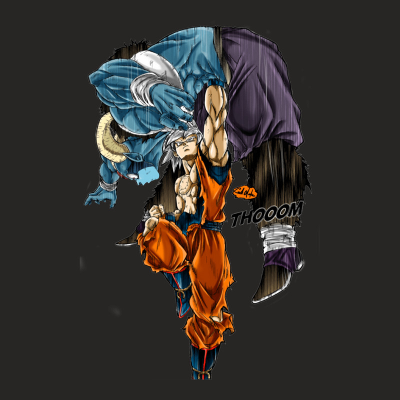 Goku Mastered Ultra Instinct Vs Dragonball Súper Saiyan Gift Ladies Fitted T-Shirt by KelseyHachler | Artistshot