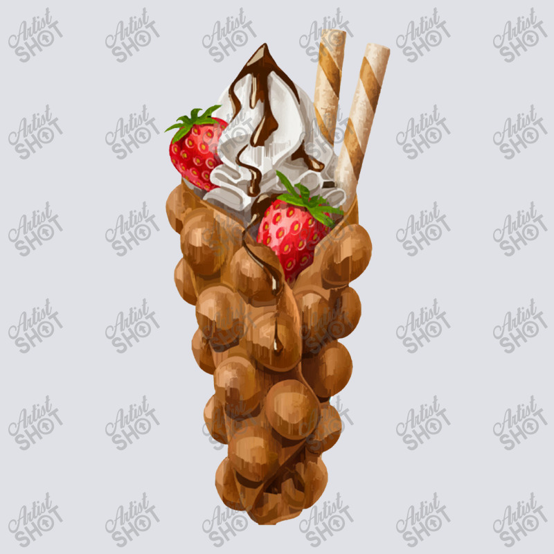 Bubble Waffle Ice Cream  Egg Bubble Waffle Vanilla Ice Cream 3 Bucket Hat by cemarrarubi | Artistshot