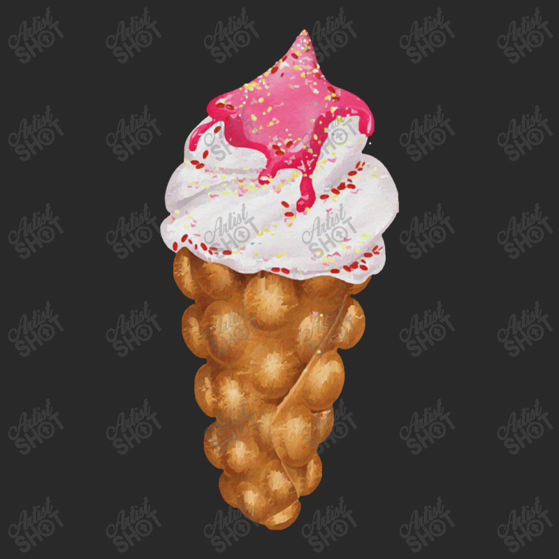 Bubble Waffle Ice Cream  Egg Bubble Waffle Vanilla Ice Cream 4 Toddler T-shirt by cemarrarubi | Artistshot