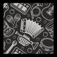 Musical Instruments Seamless Pattern 1 Adjustable Cap | Artistshot