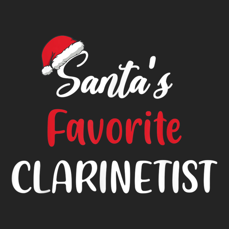 Santas Favorite Clarinetist Gift Christmas Clarinet Funny 3/4 Sleeve Shirt | Artistshot